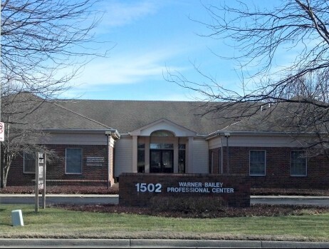 Hamilton office building front and sign